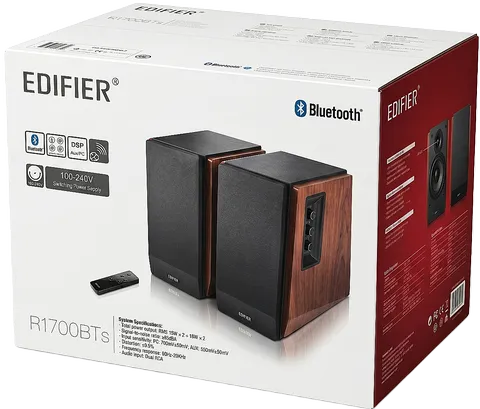 Акустические системы Edifier R1700BTs в упаковке