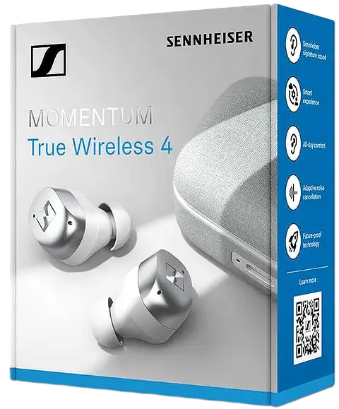 Наушники Sennheiser MOMENTUM True Wireless 4 в упаковке