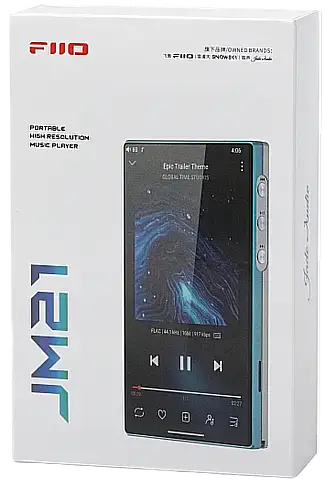 Аудиоплеер FiiO JM21 в упаковке