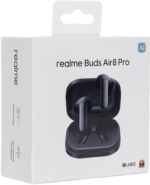 Наушники Realme Buds Air 8 Pro в упаковке