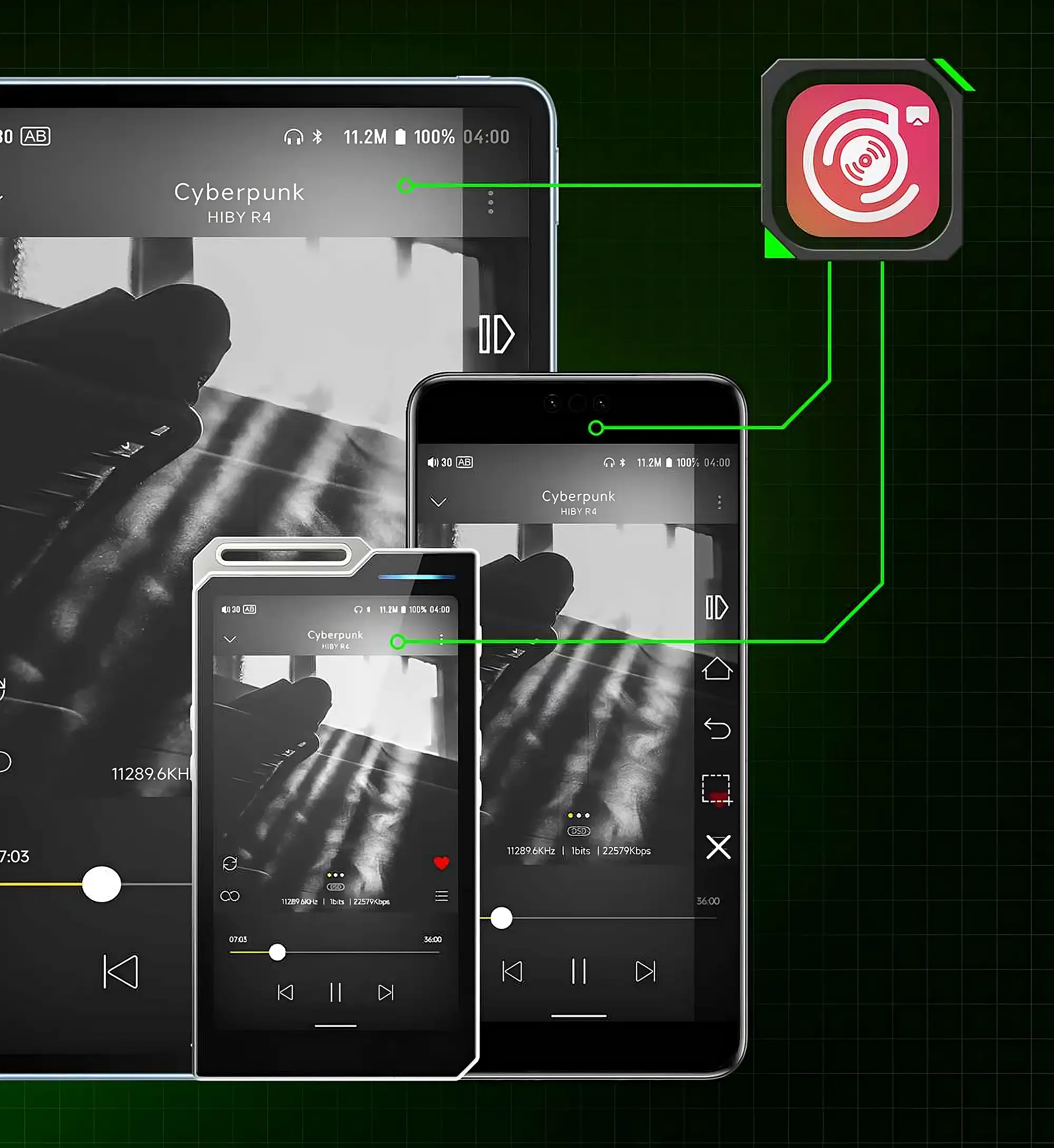 HiBy R4 удаленное управление HiByCast