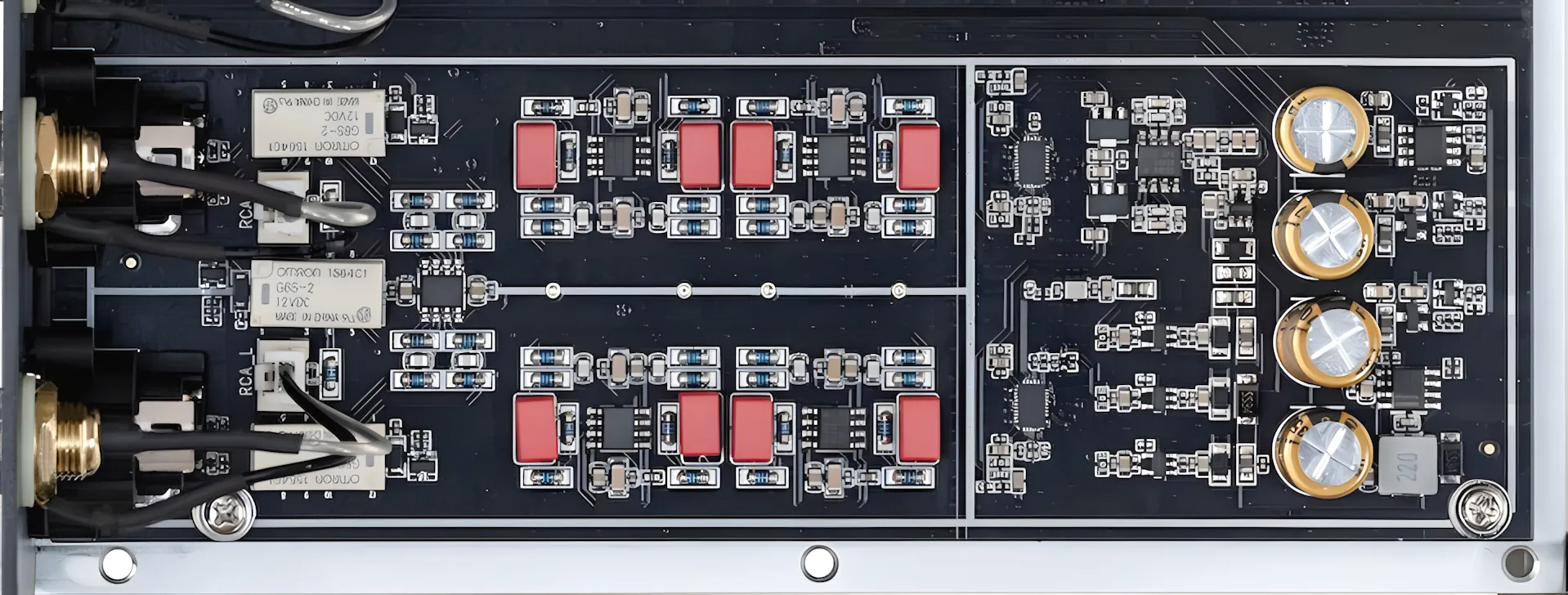 Компоновка Dual-Mono аудиоархитектуры стримера EverSolo DMP-A6 Gen 2.