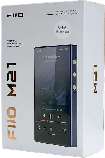Аудио плеер FiiO M21 в упаковке