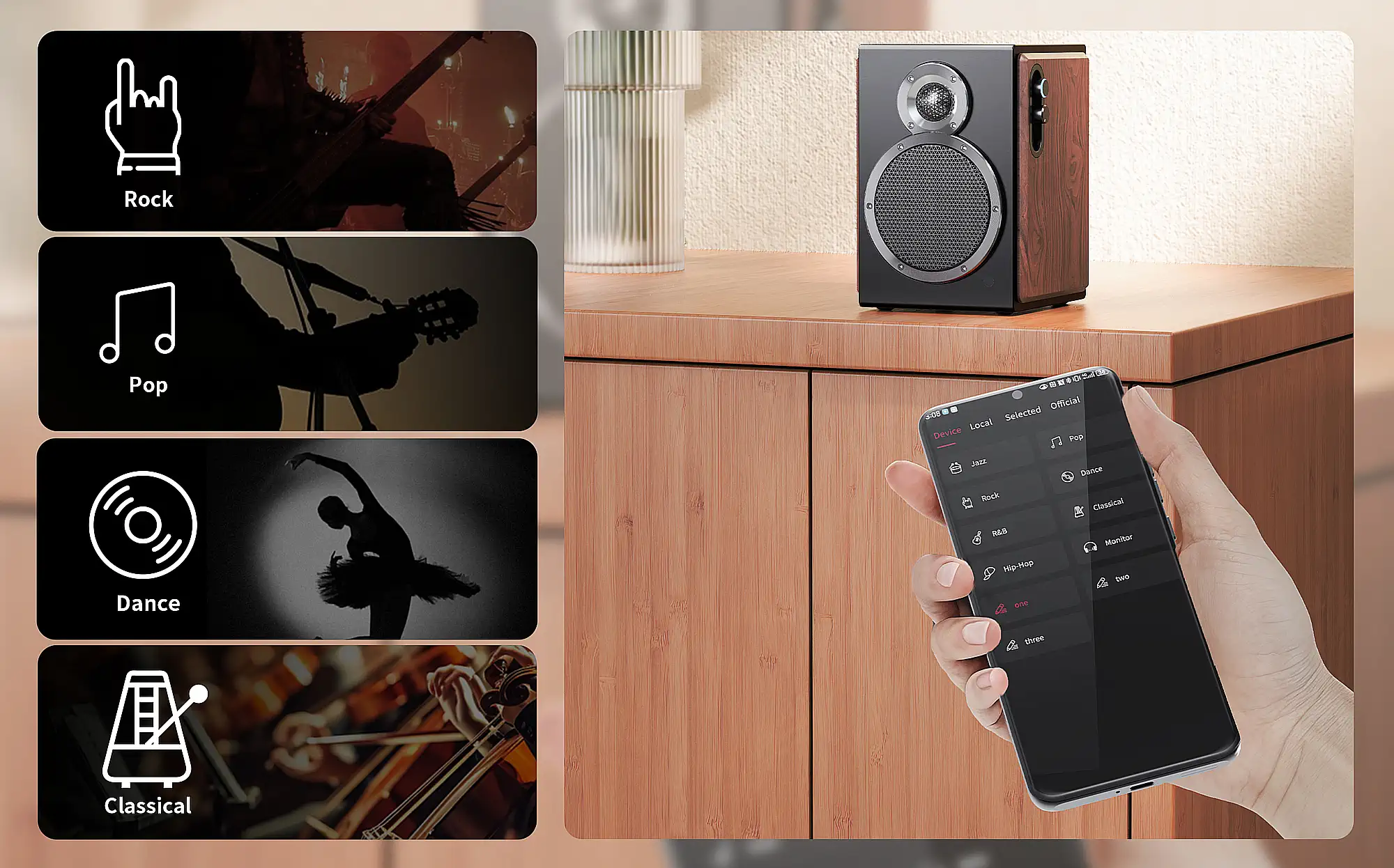 FiiO SA1 готовые звуковые пресеты и 31-полосный эквалайзер