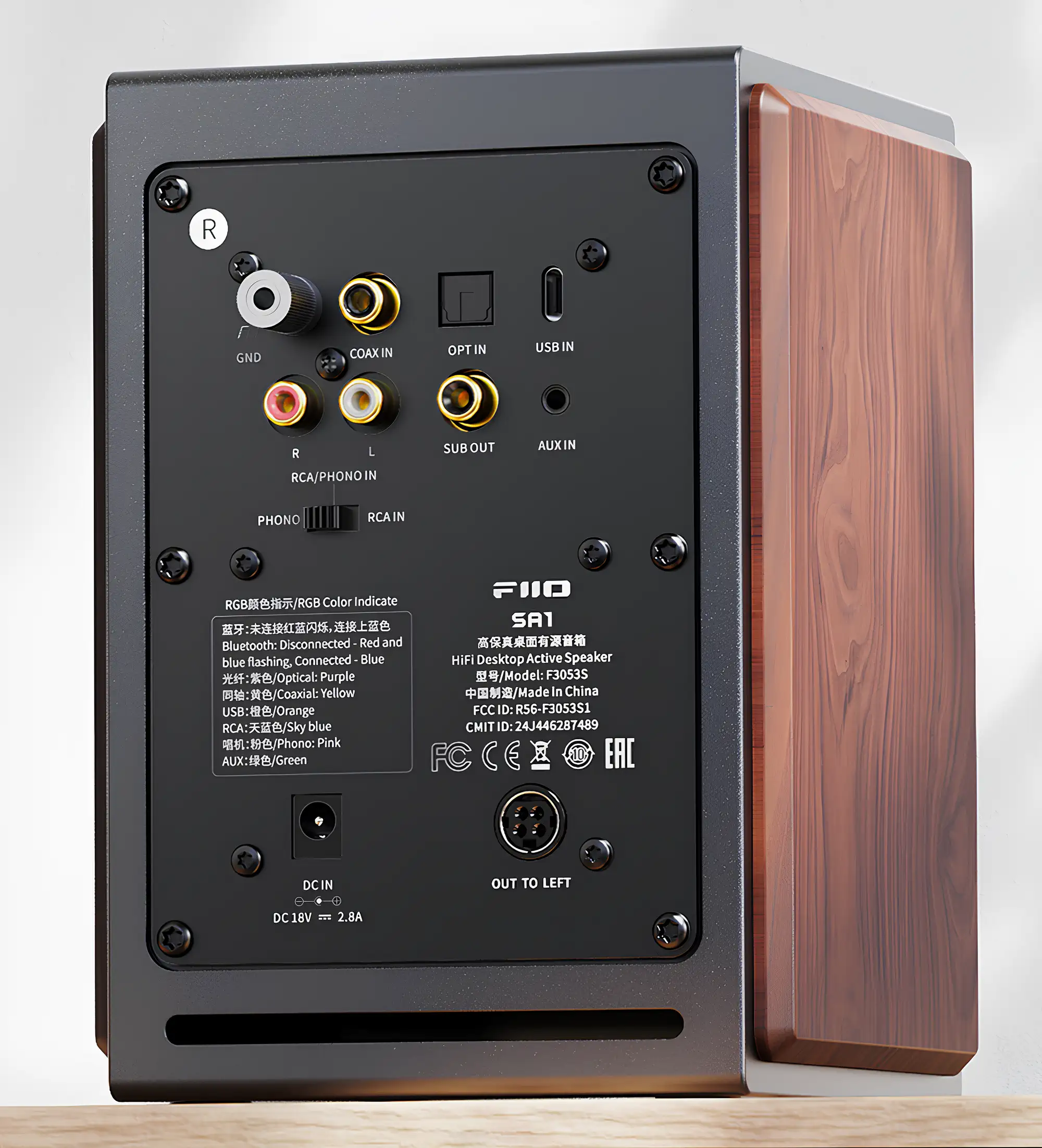 FiiO SA1 внешние интерфейсы