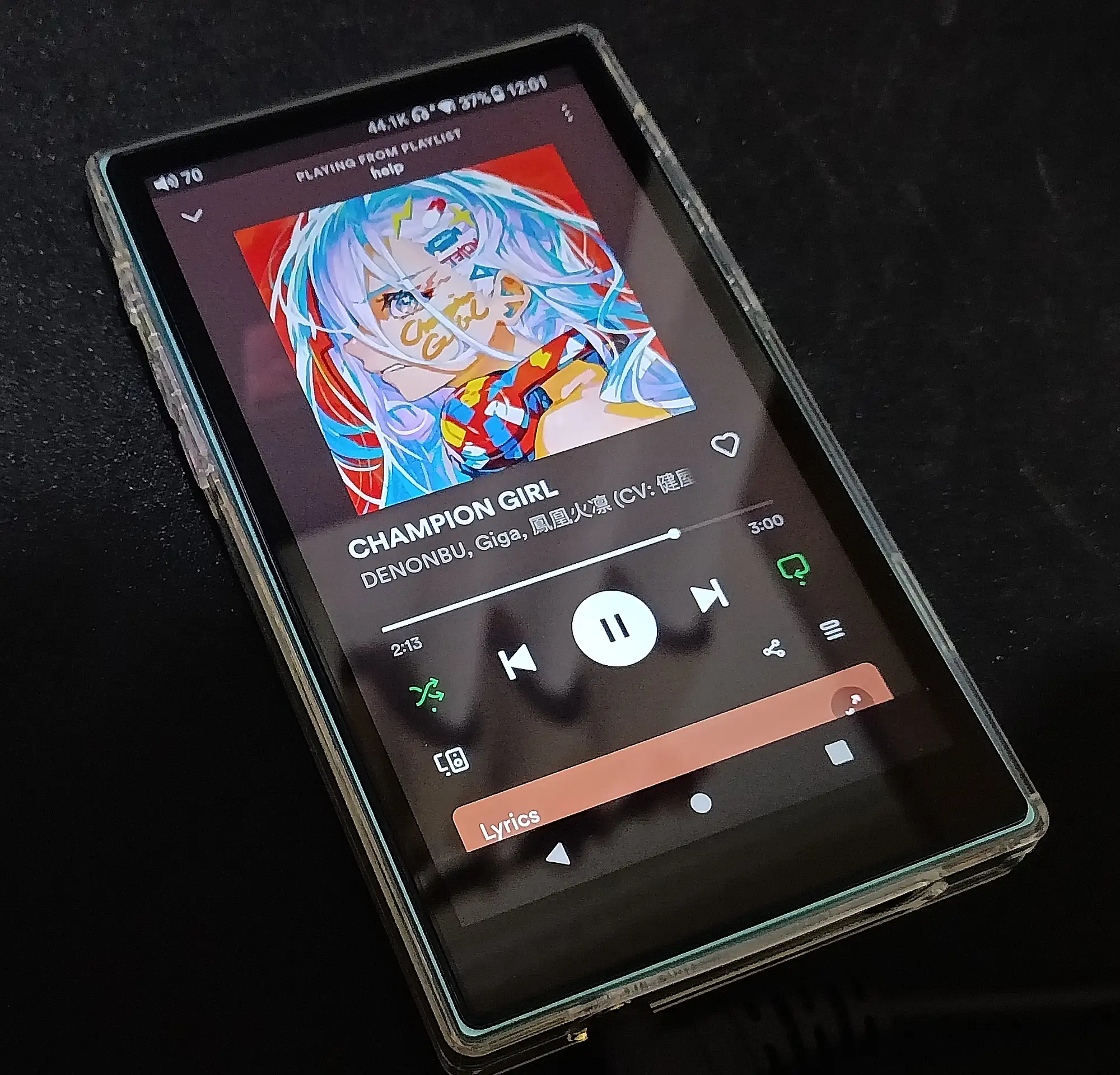 FiiO JM21 качество отображения TFT дисплея