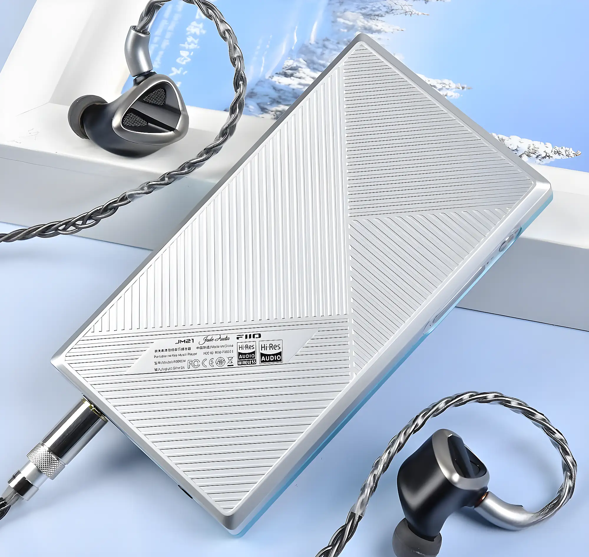 FiiO JM21 задняя панель и IEM наушники