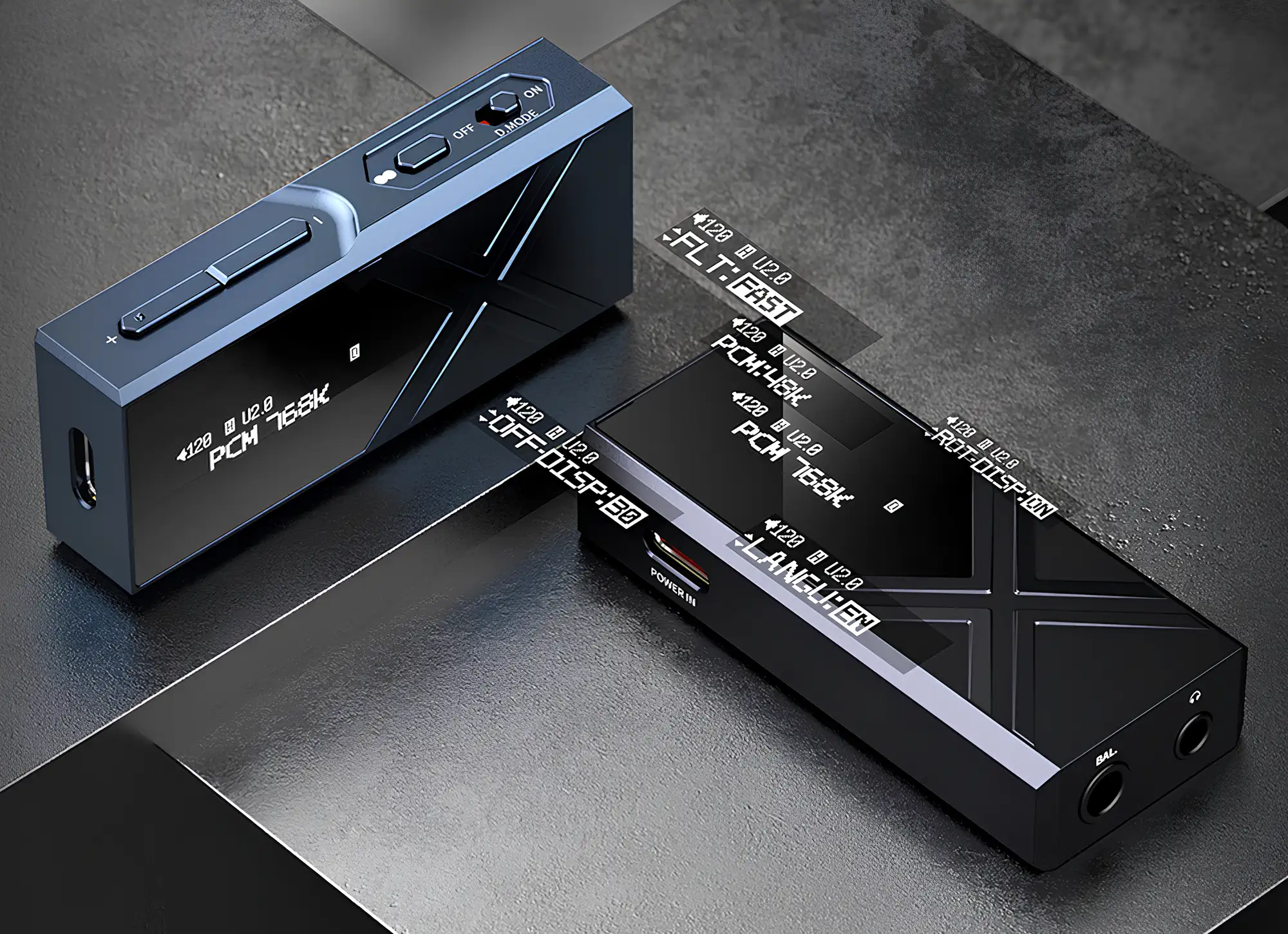 FiiO KA17 oled дисплей