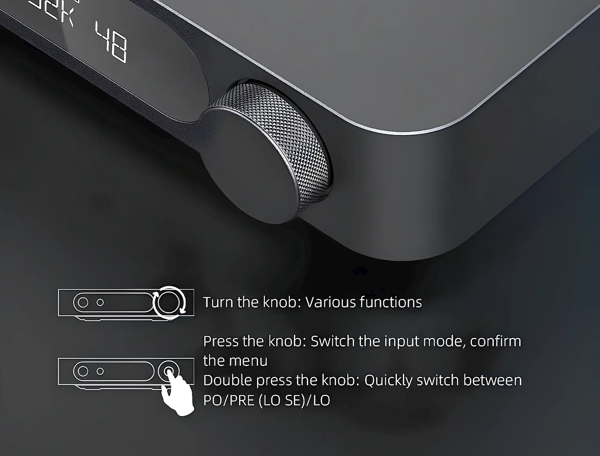 FiiO K11 R2R энкодер управления и регулировки громкости