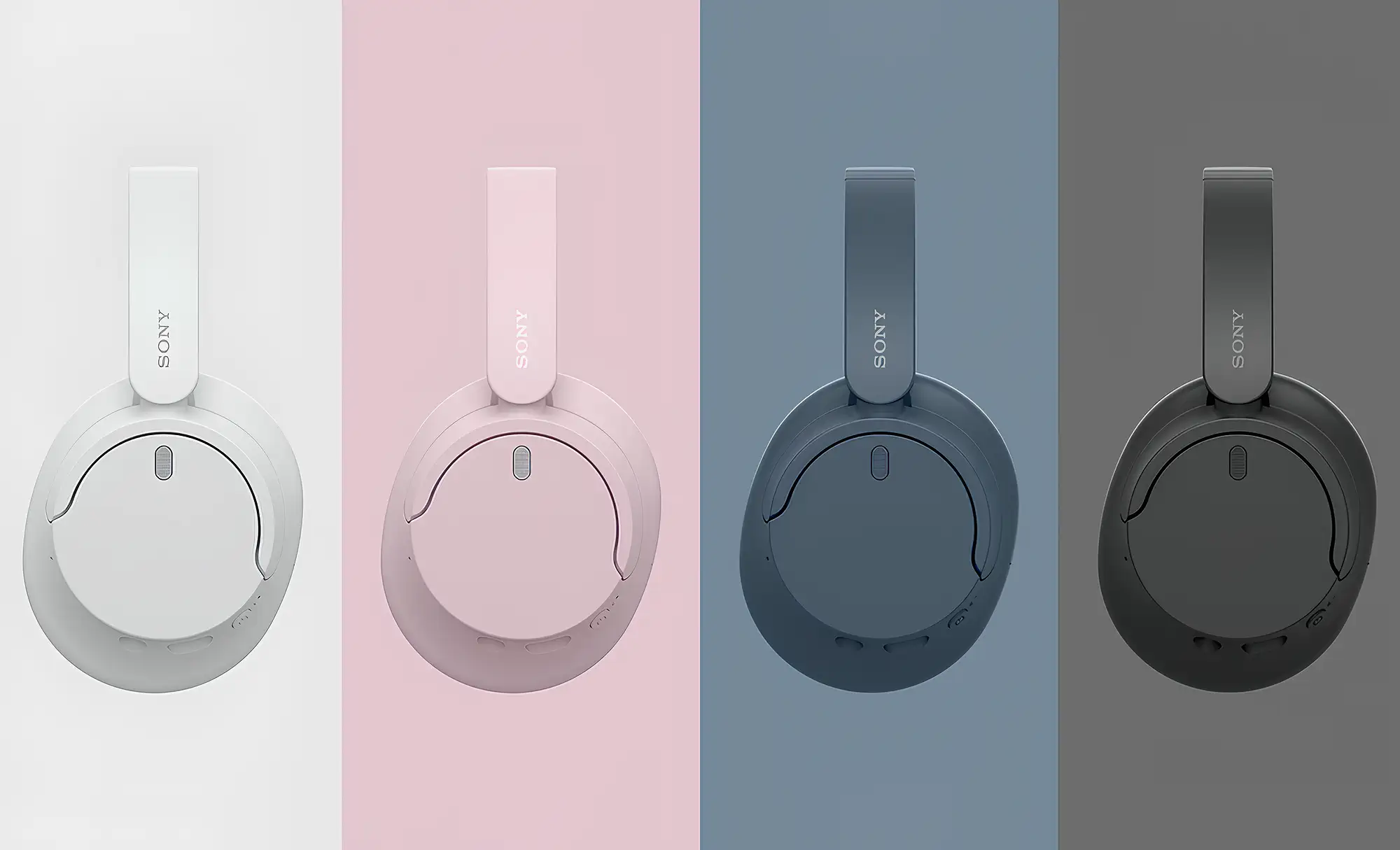 Sony WH-CH720N четыре варианта цветовой палитры отделки